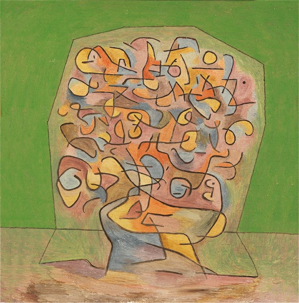 12 Klee Blühender Baum verso