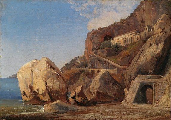 Carl Blechen - Das Kapuzinerkloster bei Amalfi