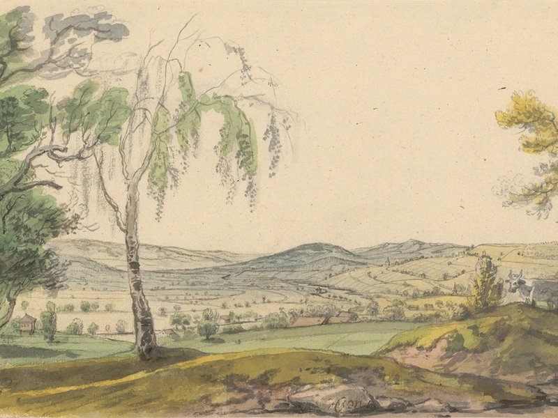 Meyer - Aussicht vom Zürichberg gegen Hardturm und Höngg