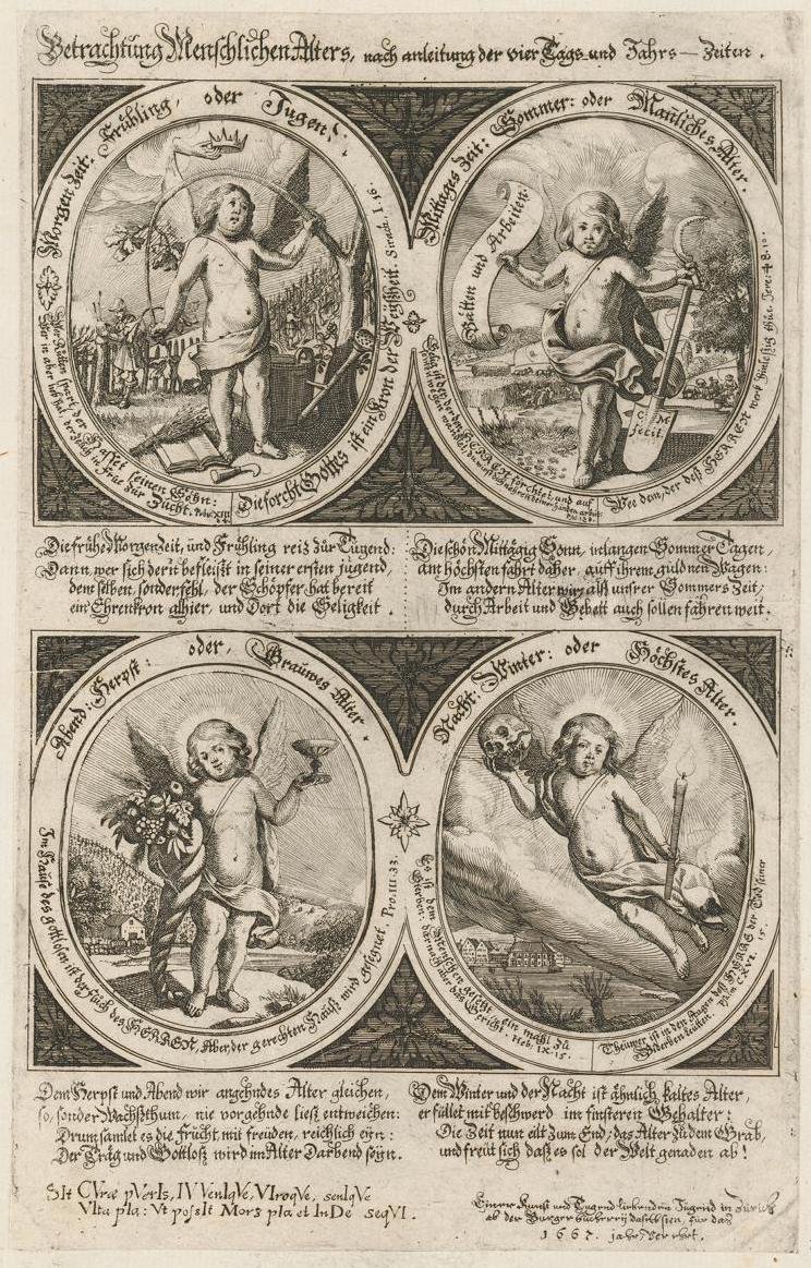 Meyer - Neujahrsblatt 1667: Betrachtung Menschlichen Alters